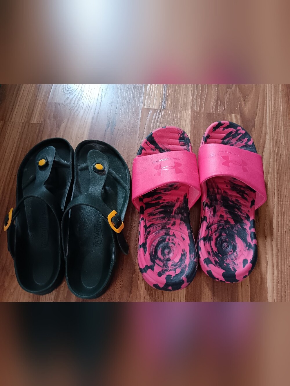 bundle 2 size 9 womens sandals under armor and aerothotic